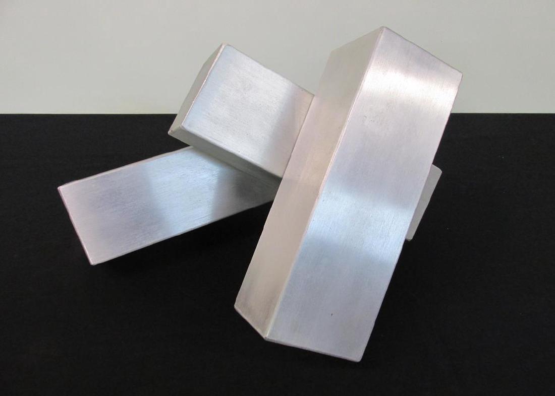 KOSSO ELOUL (RUSSIA, 1920-95) "ETERNAL FLAME": 1974, 13"X18"X14, MINIMALIST SCULPTURE