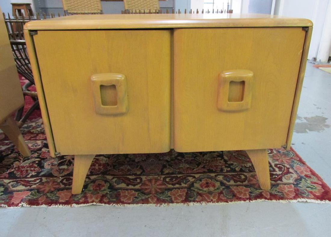HEYWOOD WAKEFIELD RECORD CABINET: 27"L, 17"D, 22"H