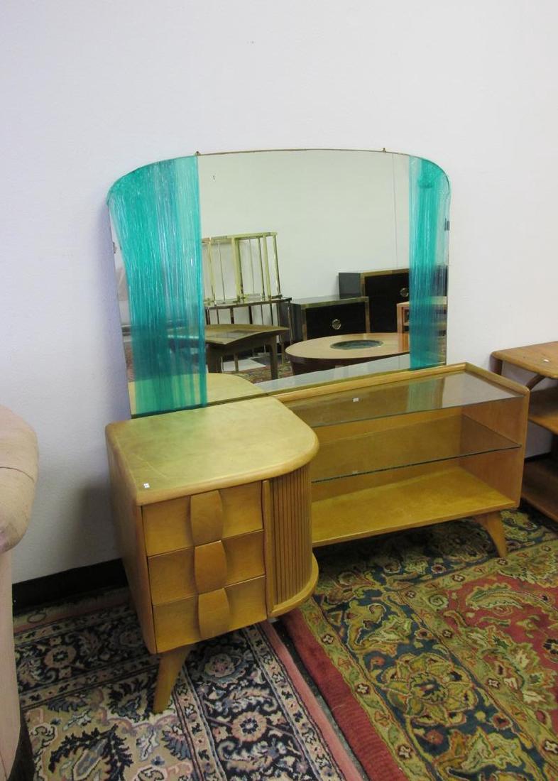 HEYWOOD WAKEFIELD VANITY WITH MIRROR: SEE TITLE