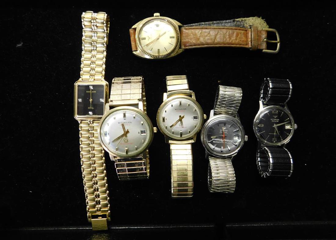 GROUPING OF WITTNAUER WRISTWATCHES: SEE TITLE