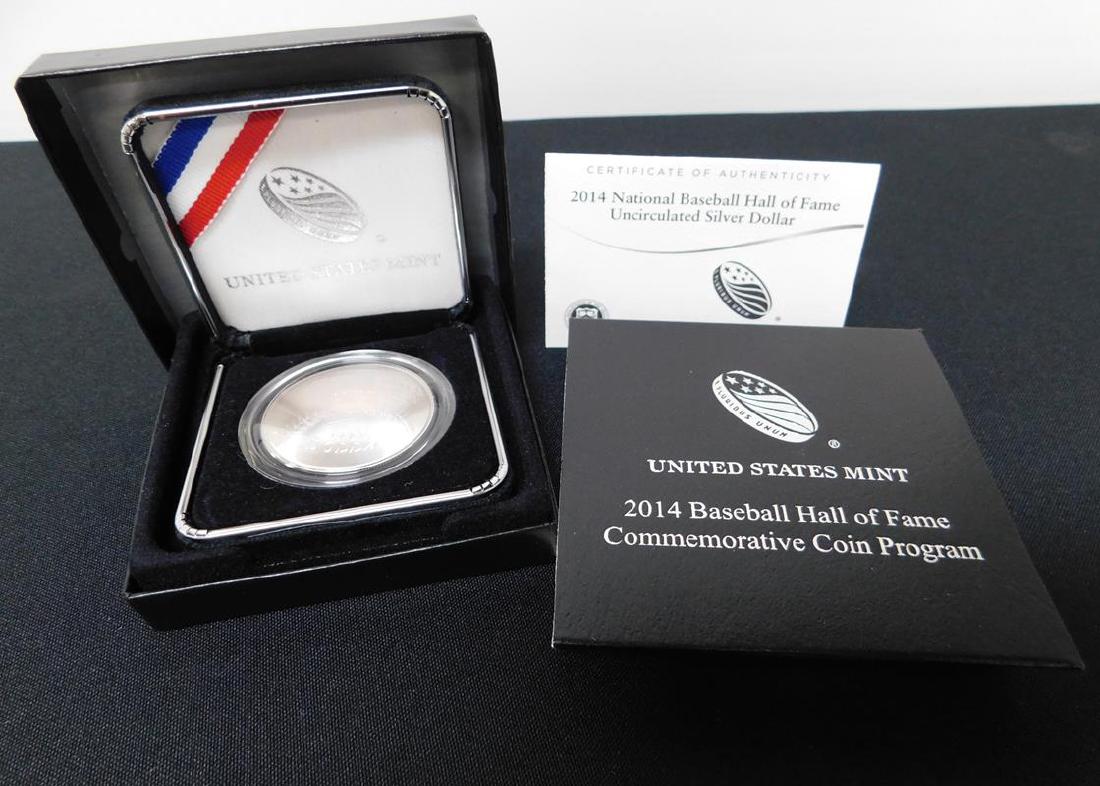 2014 U.S. BASEBALL COMMEMORATIVE SILVER DOLLAR: SEE TITLE
