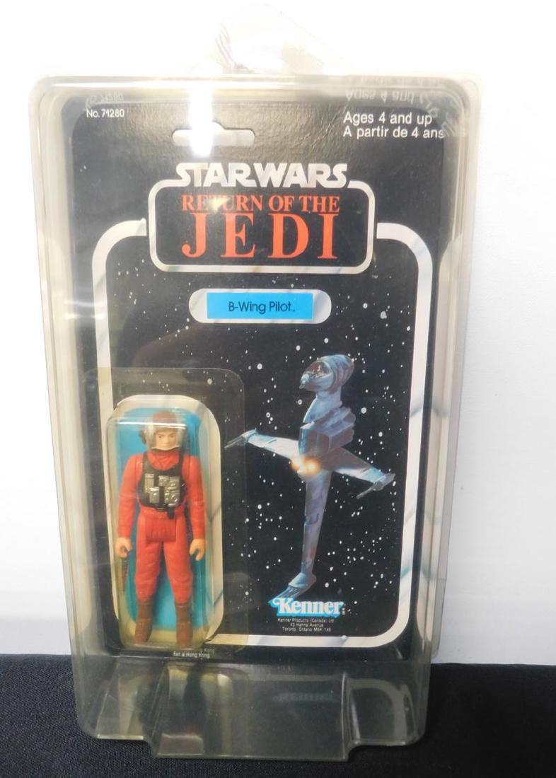 1983 RETURN OF THE JEDI TOY: B-WING PILOT, ORIGINAL, UNOPENED