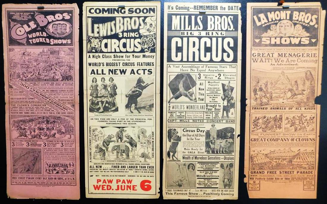 4 CIRCUS BROADSIDES (1 of 2)
