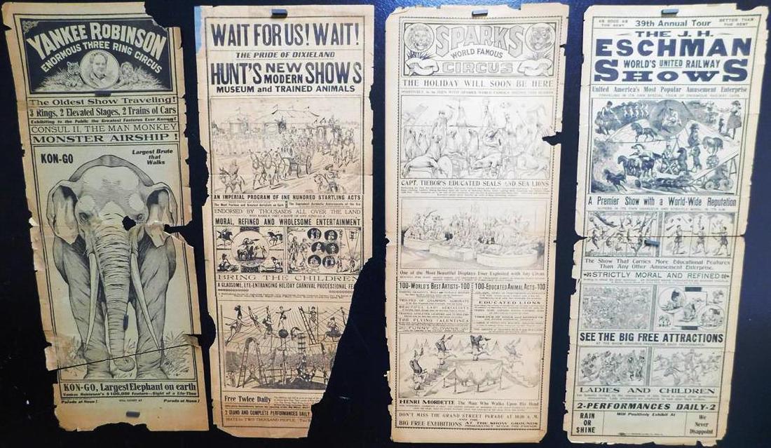 4 CIRCUS BROADSIDES (1 of 2)