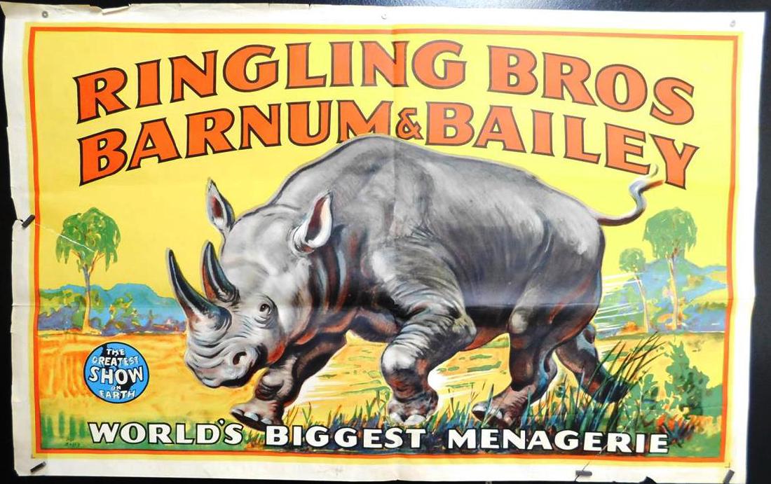 R.B.B.B. RHINO CIRCUS POSTER (1 of 1)