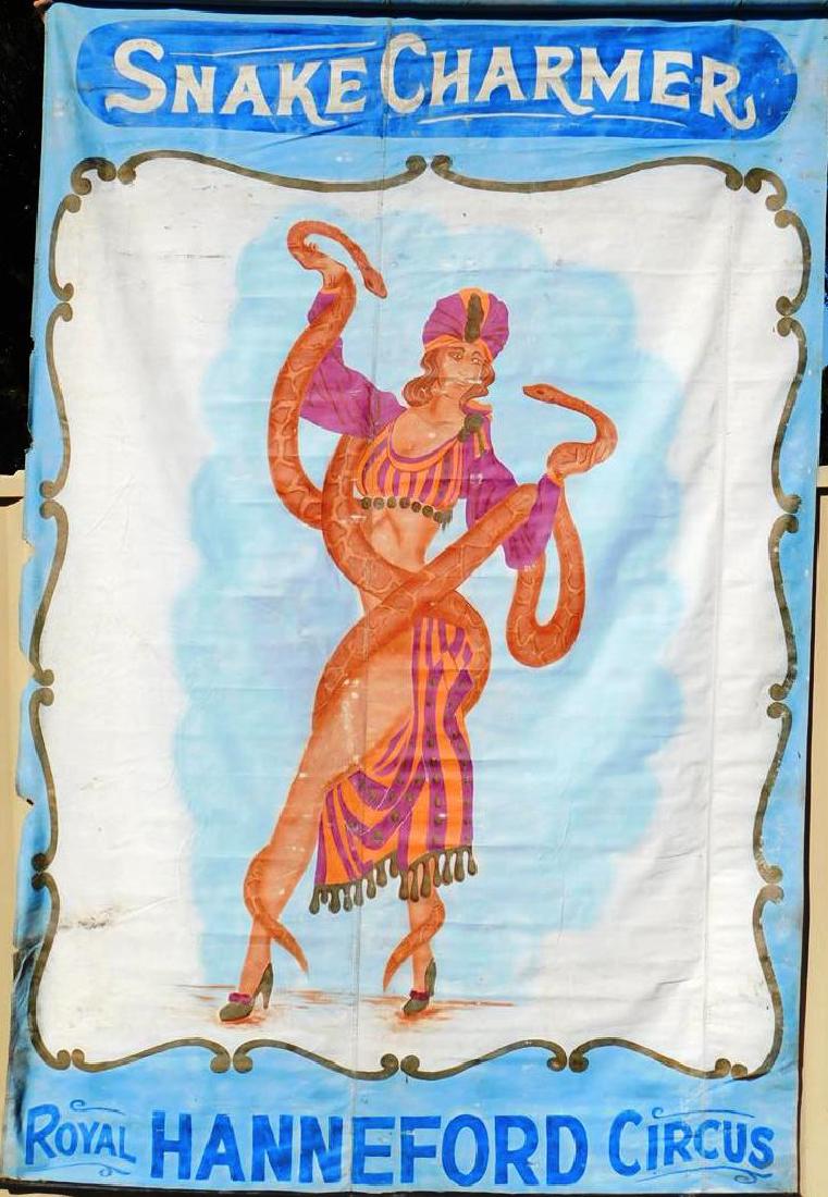 SIDESHOW ATTRACTION BANNER - SNAKE CHARMER (1 of 6)