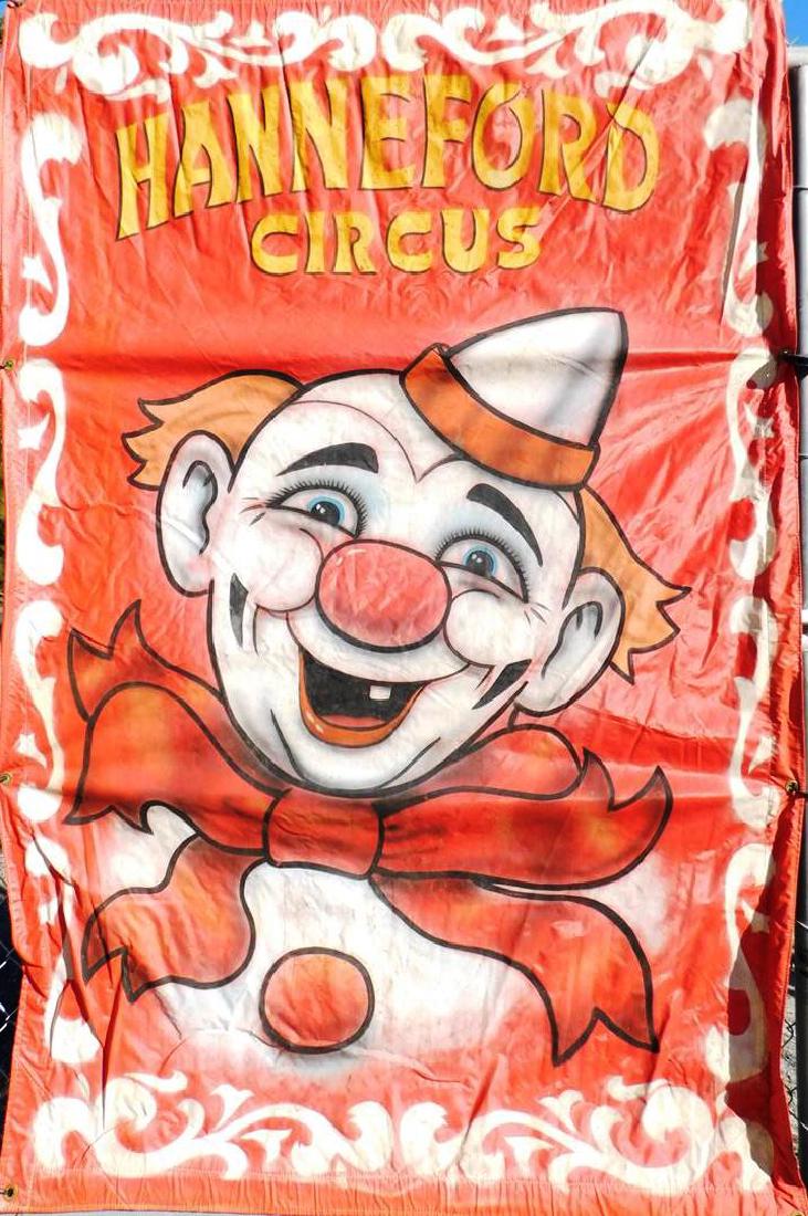 CIRCUS ATTRACTION BANNER - CLOWN (1 of 1)