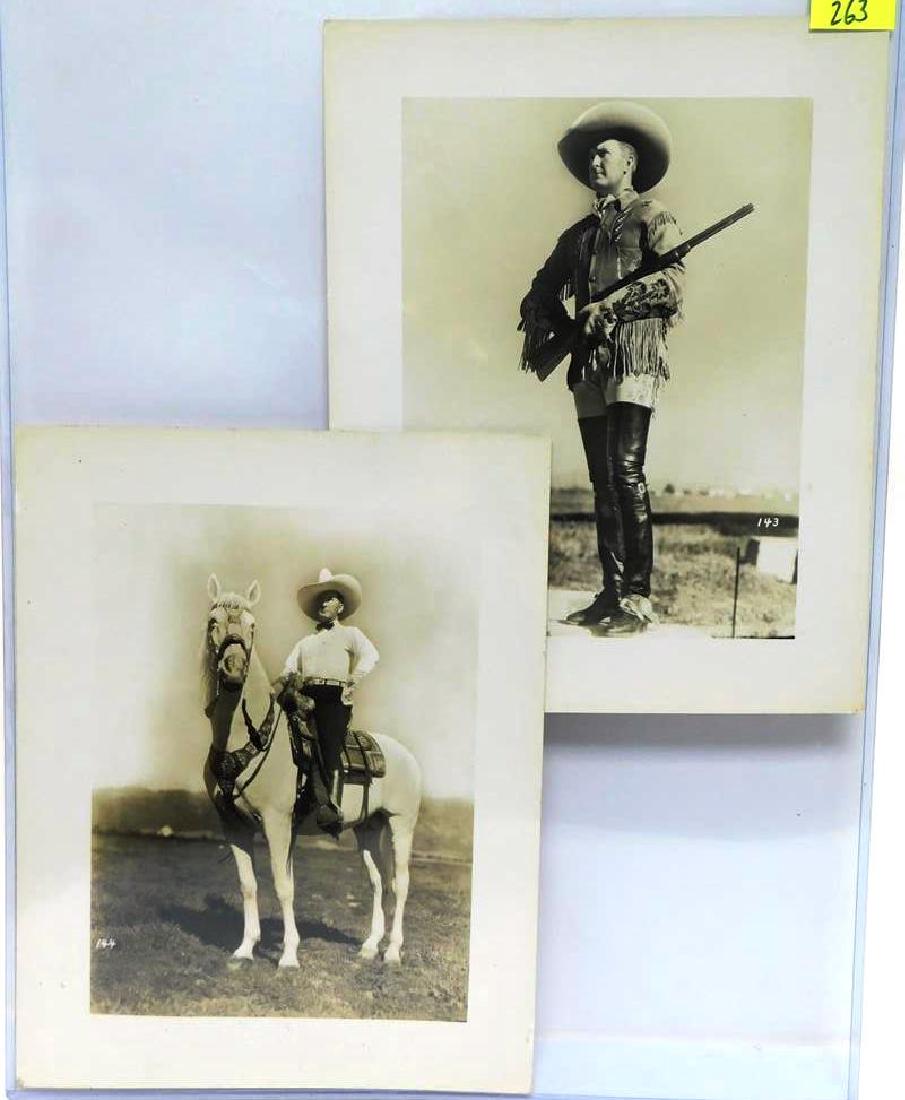 PAIR OF COL. TIM MCCOY WILD WEST PRESS PHOTOS (1 of 1)