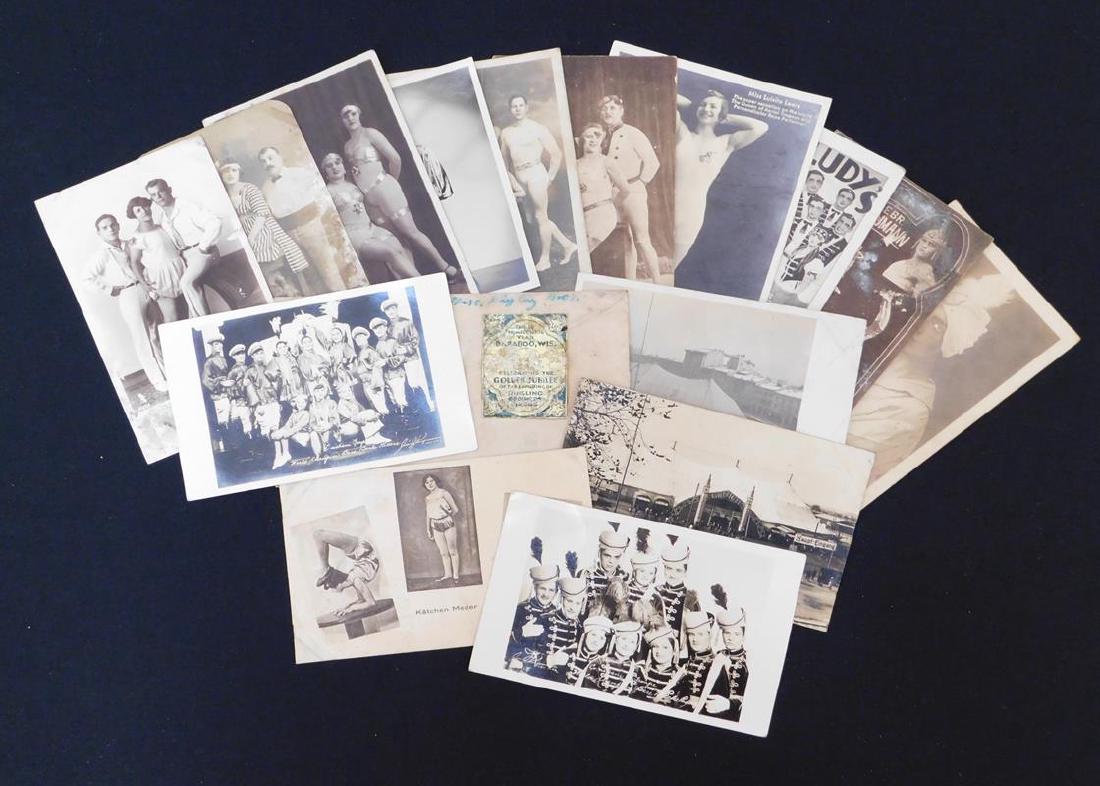 COLLECTION OF PHOTO POSTCARDS - CIRCUS RELATED (1 of 2)