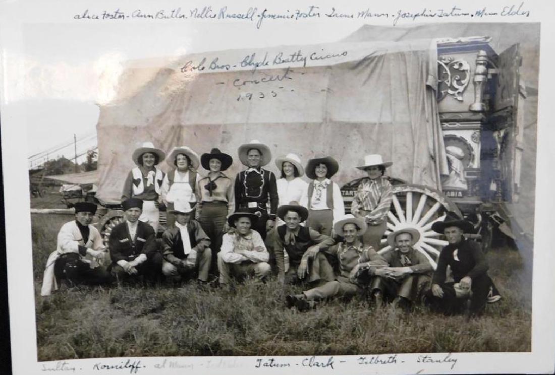 1935 COLE BROS. CIRCUS PHOTO - H.B. KRAEUTLER (1 of 2)
