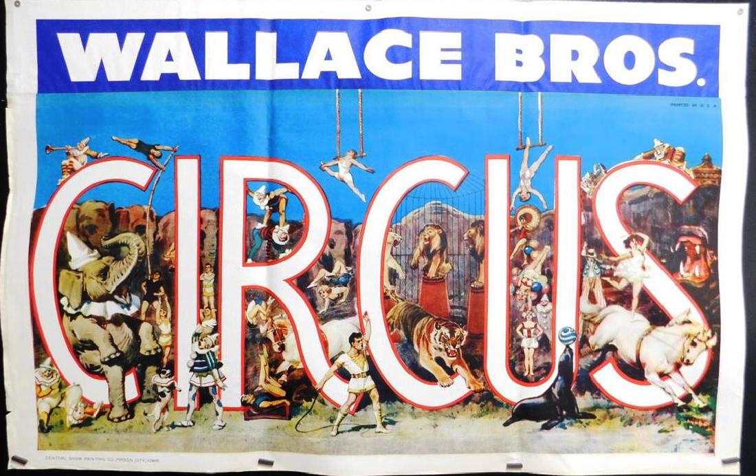 WALLACE BROS. CIRCUS POSTER (1 of 1)