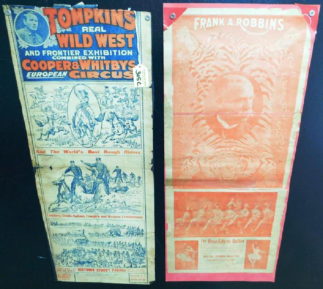 2 ANTIQUE CIRCUS BROADSIDES (1 of 1)