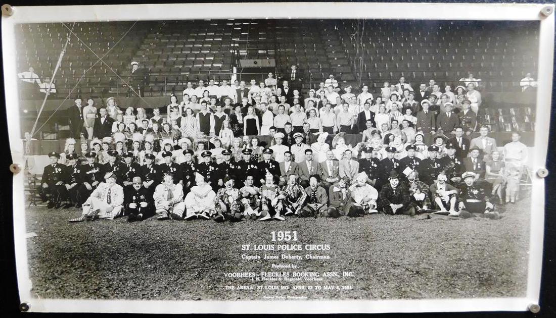 1951 ST. LOUIS POLICE CIRCUS PHOTOGRAPH (1 of 4)