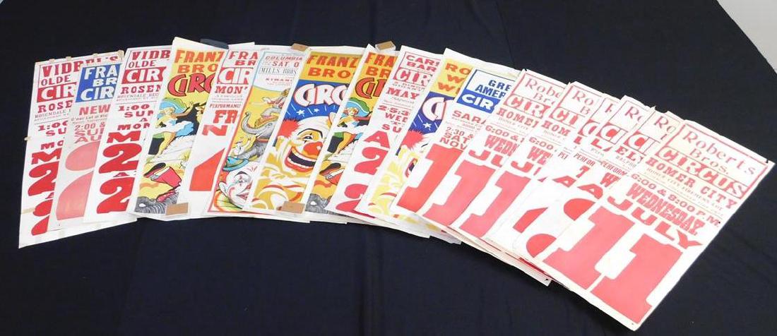 COLLECTION OF CIRCUS POSTERS - STREAMERS (1 of 1)