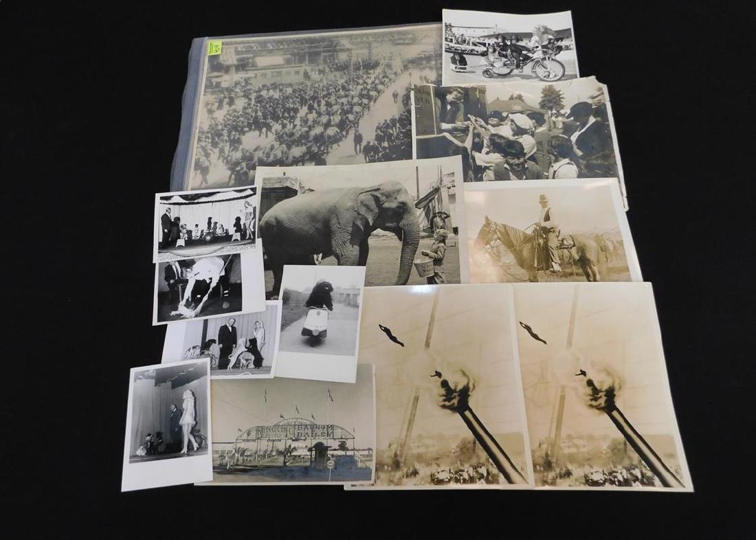 GROUPING OF VARIOUS CIRCUS PHOTOS (1 of 3)