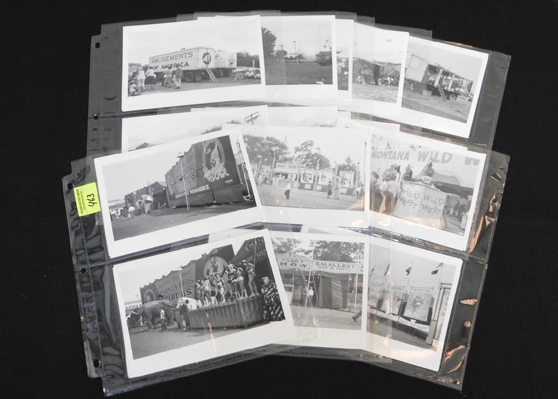 GROUPING OF CIRCUS & CARNIVAL PHOTOGRAPHS (1 of 1)