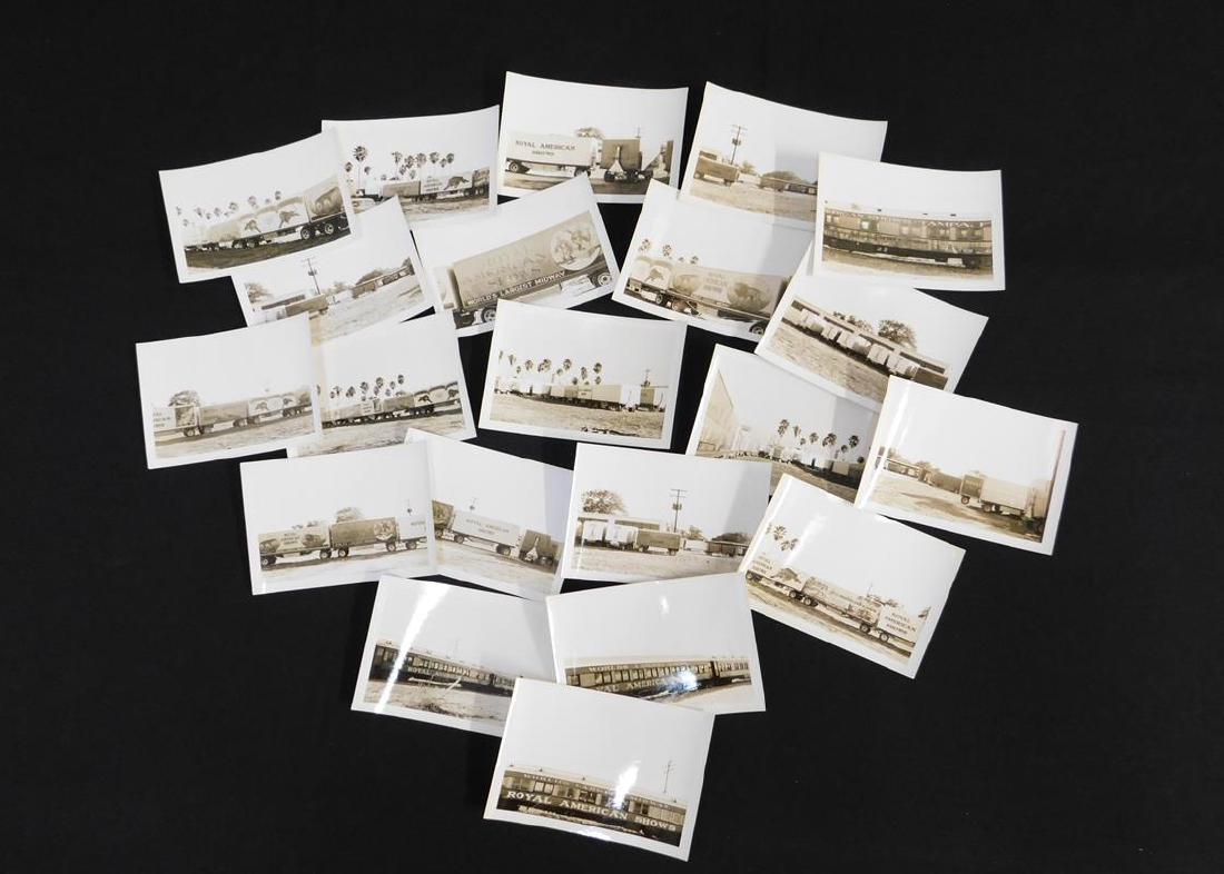 GROUPING OF ROYAL AMERICAN SHOWS SNAPSHOT PHOTOS (1 of 1)