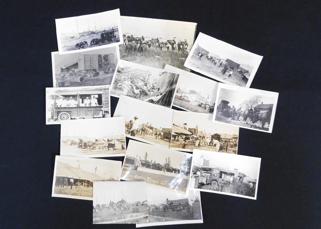 GROUPING OF CIRCUS SNAPSHOT PHOTOGRAPHS (1 of 1)