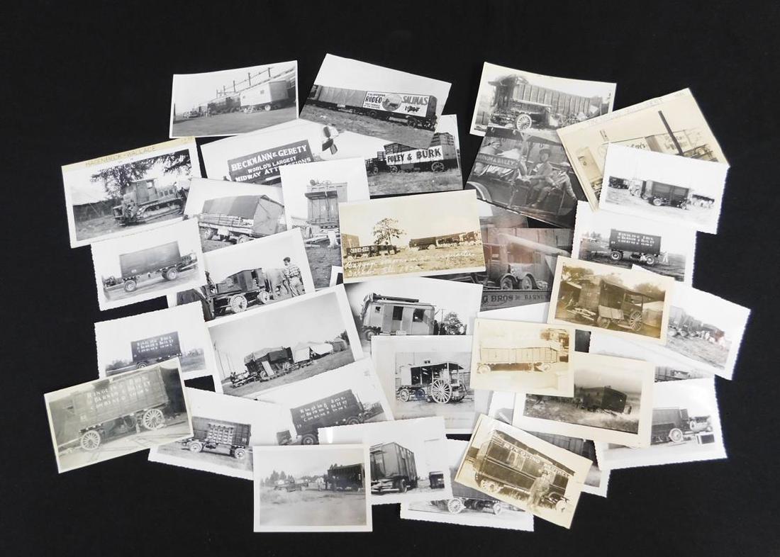 GROUPING OF CIRCUS SNAPSHOT PHOTOGRAPHS (1 of 1)