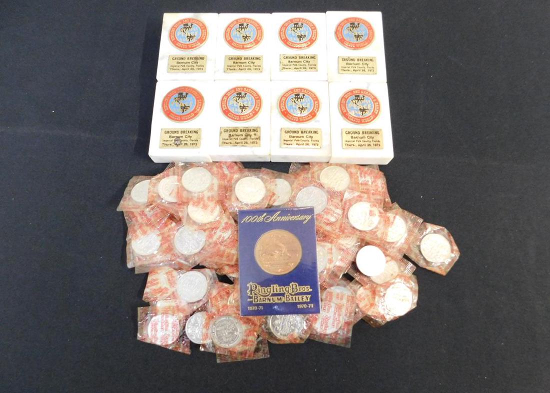 R.B.B.B. 100TH ANNIVERSARY TOKES, CIRCUS WORLD COMMEMS (1 of 1)