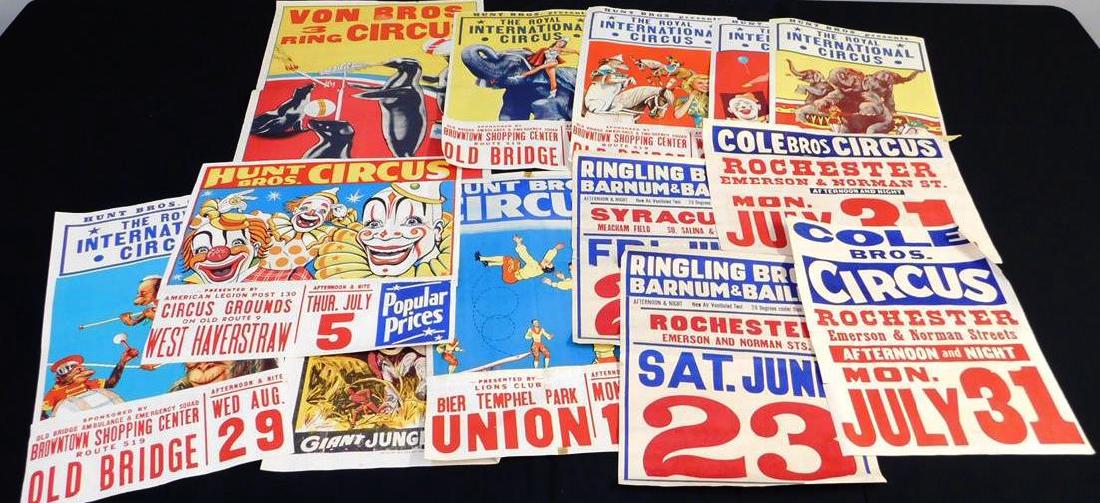 COLLECTION OF ASSORTED CIRCUS POSTERS (1 of 1)