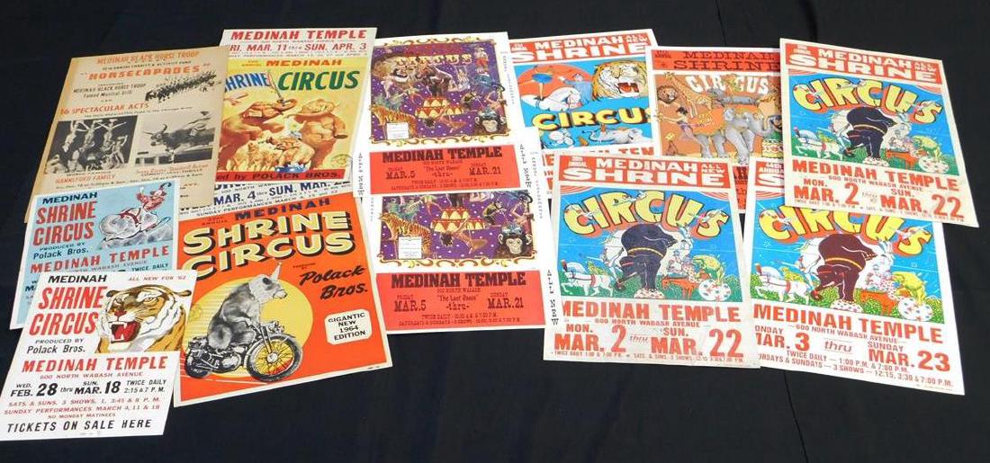 COLLECTION OF CIRCUS WINDOW CARDS (1 of 1)