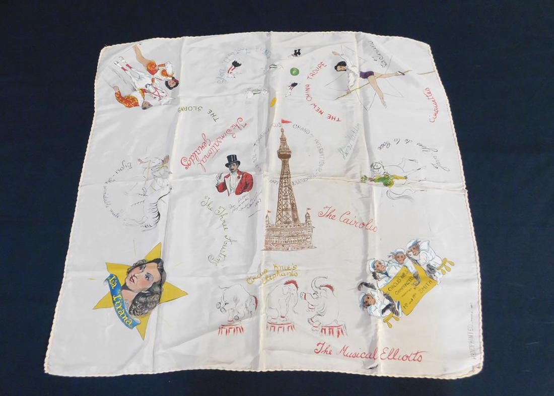 1947 BLACKPOOL TOWER CIRCUS SCARF (1 of 5)