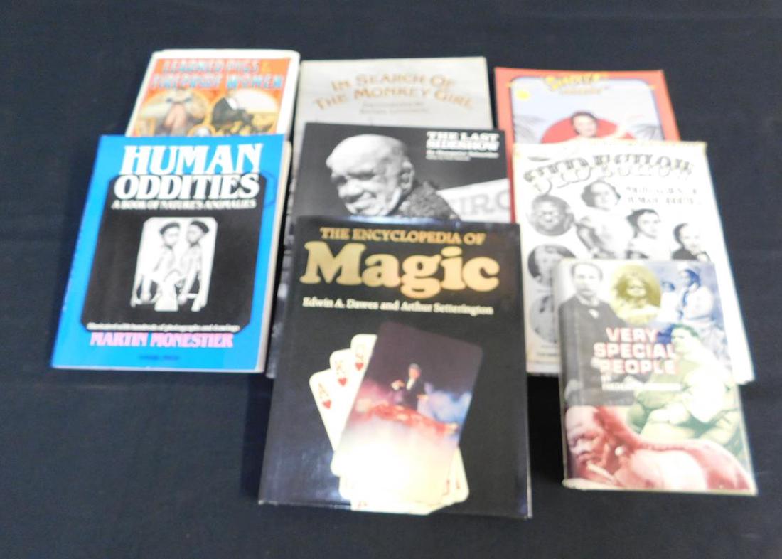 GROUPING OF SIDESHOW, ODDITIES, MAGIC BOOKS (1 of 1)