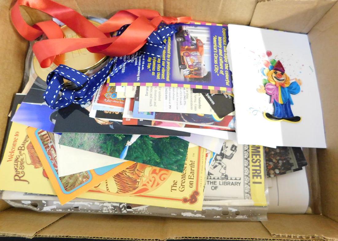 DISCOVERY LOT OF CIRCUS EPHEMERA AND TID-BITS (1 of 1)