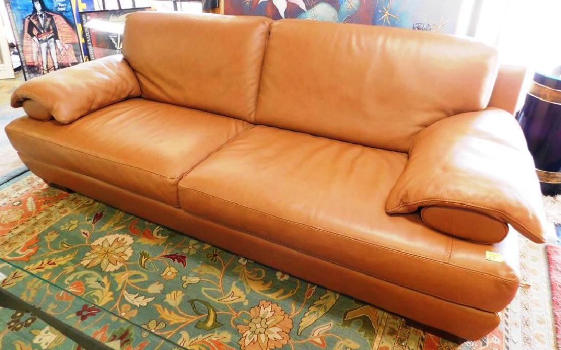 NATUZZI TOPLINE ITALIAN LEATHER SOFA Feb 25, 2018 Freedom Auction