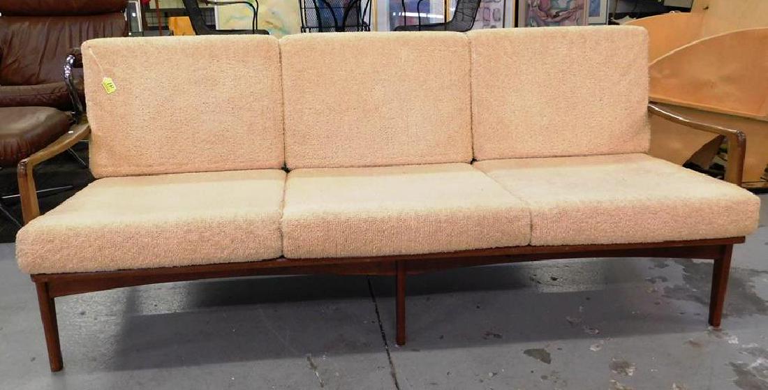 MID-CENTURY YUGOSLAVIAN 3-SEAT SOFA: LENGTH IS 71"