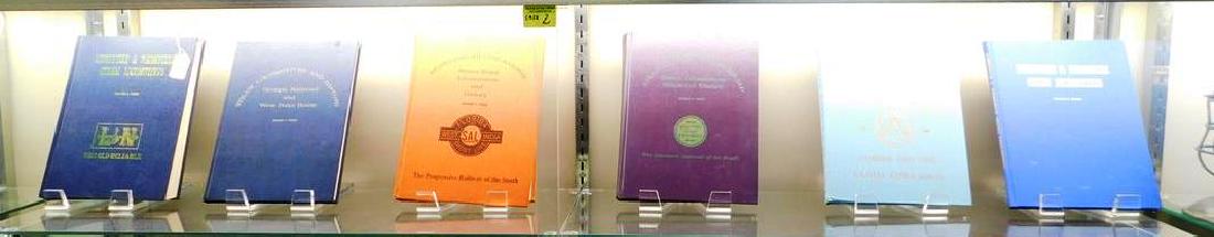 6 VOL. RICHARD E. PRINCE RAILROAD REFERENCE BOOKS: L&N STEAM LOCO, GEORGIA & WEST POINT LOCO, SEABOARD AIR LINE, ATLANTIC COAST LINE, RICHMOND-WASHINGTON