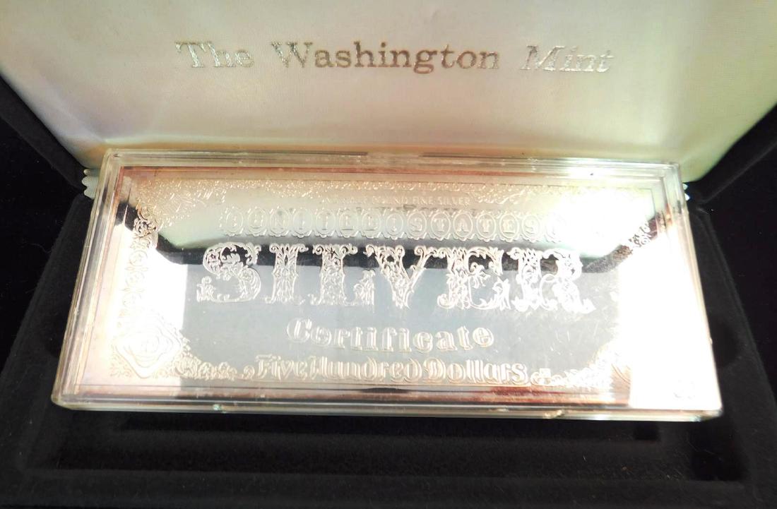 HALF POUND .999 FINE SILVER BAR: SEE TITLE
