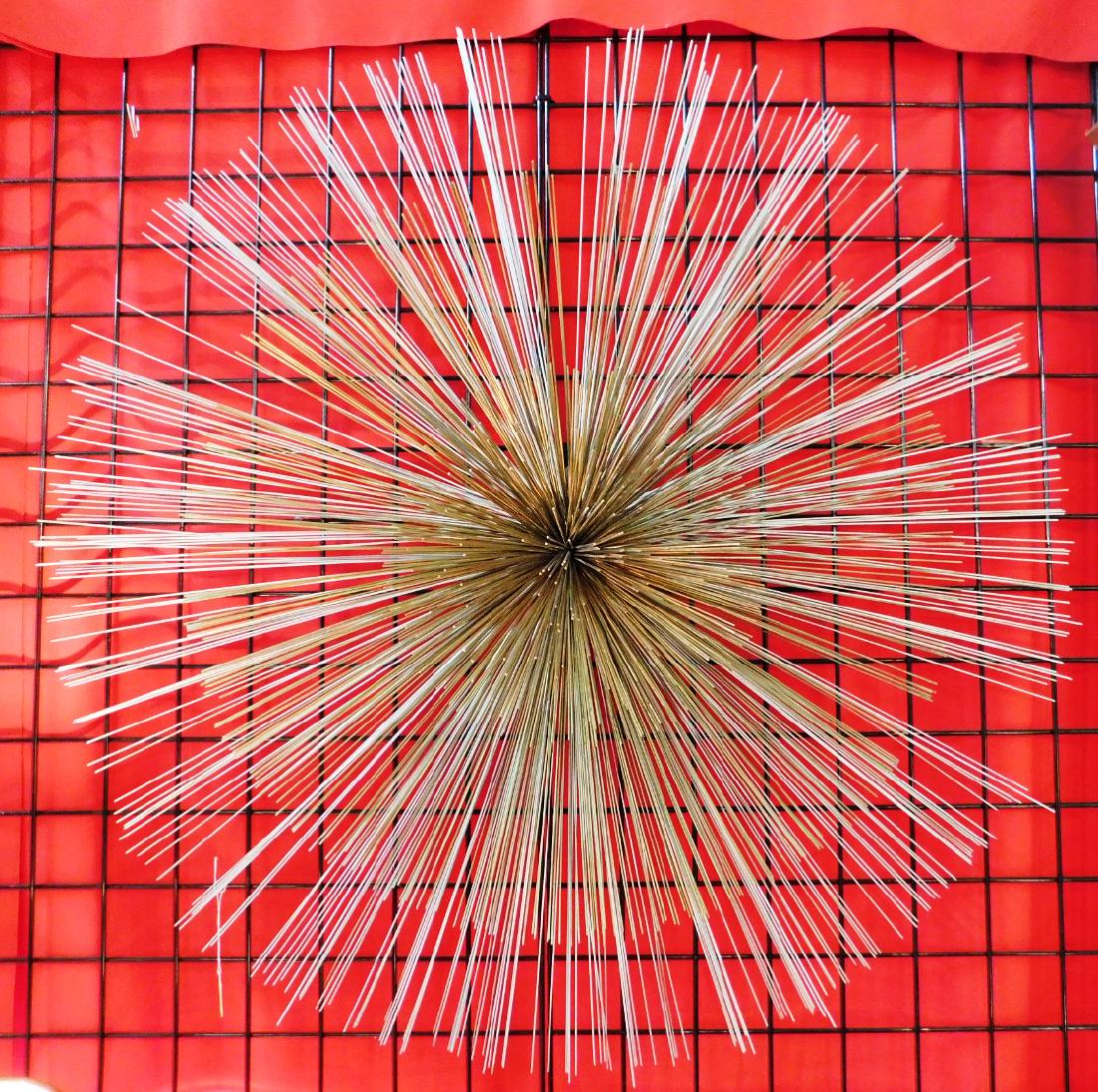 CURTIS JERE POM-POM WALL SCULPTURE: 40"