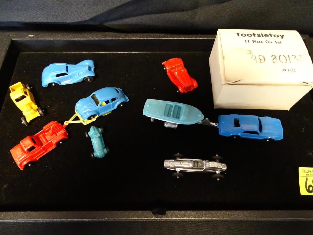 NIB TOOTSIE TOY 11 PC. CAR SET: SEE TITLE