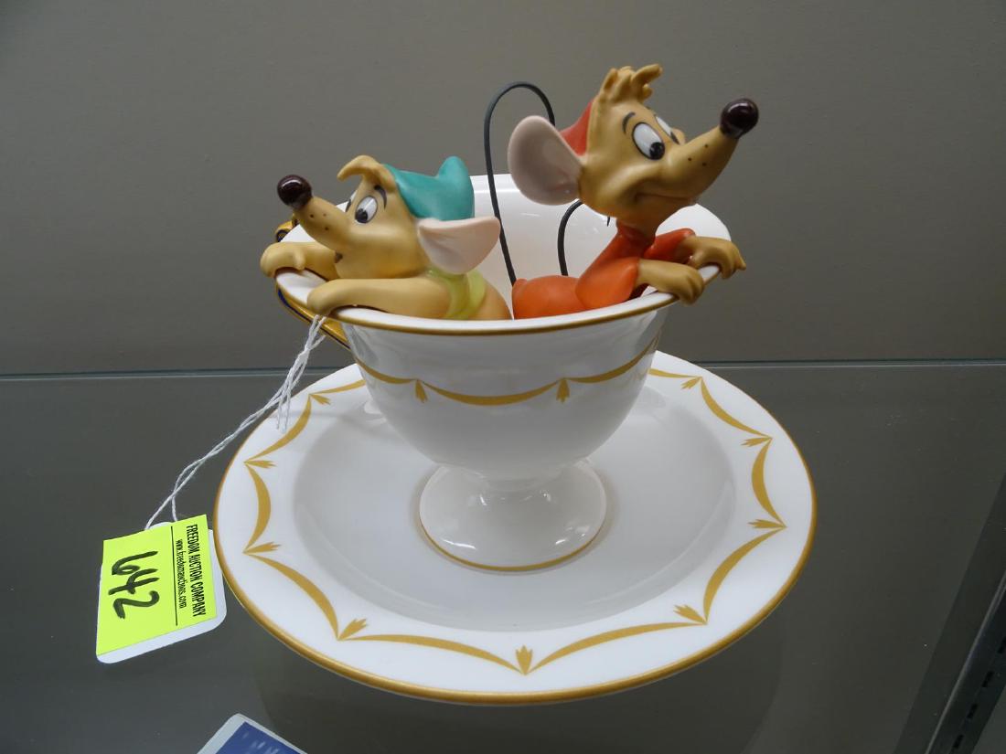 WALT DISNEY CLASSICS COLLECTION - CINDERELLA: GUS AND JAQ, "TEA FOR TWO". WITH BOX. 4.5"