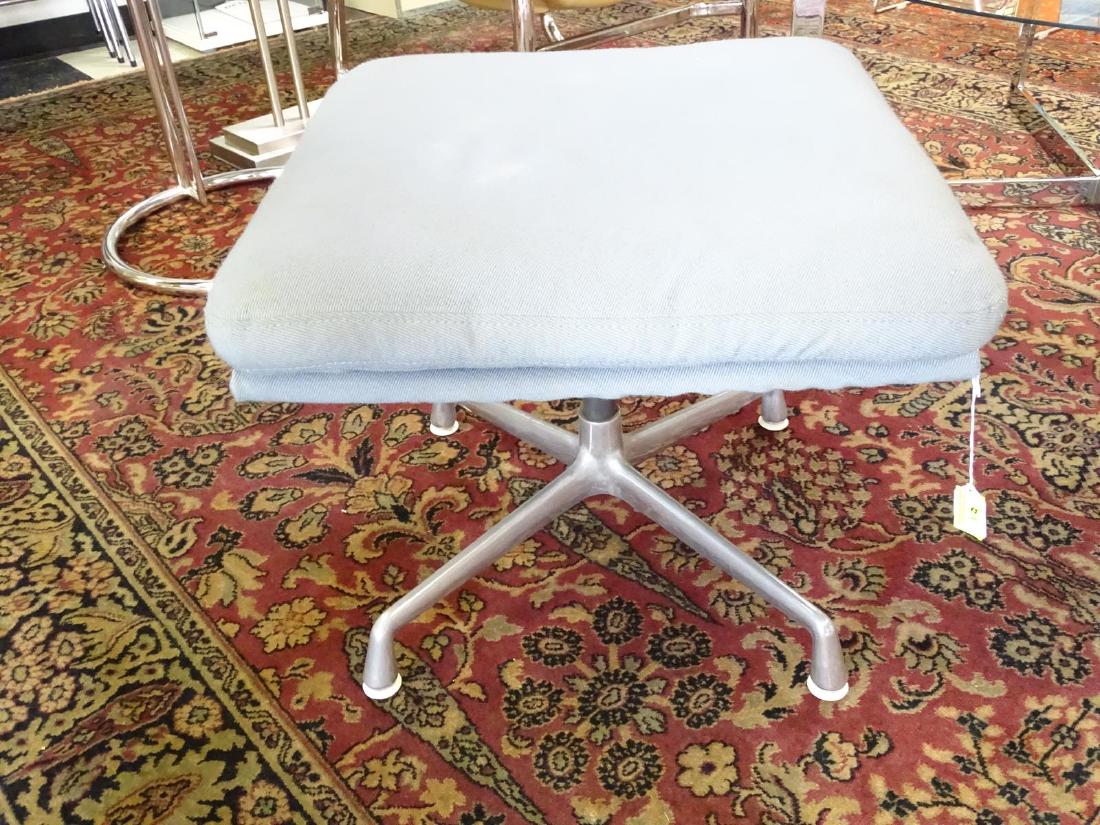CHARLES EAMES FOR HERMAN MILLER ALUMINUM GROUP OTTOMAN: SEE TITLE
