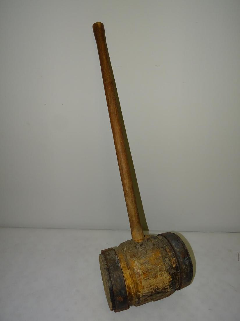 Circus or Carnival Roustabout Hammer Early Carnival Strongman Hammer Mallet