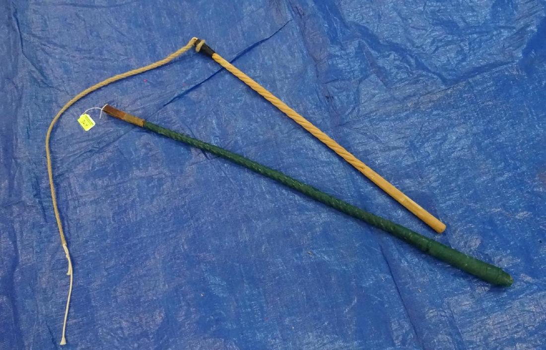 PAIR OF ANIMAL TRAINER WANDS: SEE TITLE