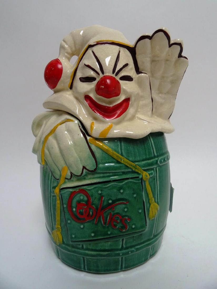 VINTAGE MCCOY CLOWN COOKIE JAR: SEE TITLE