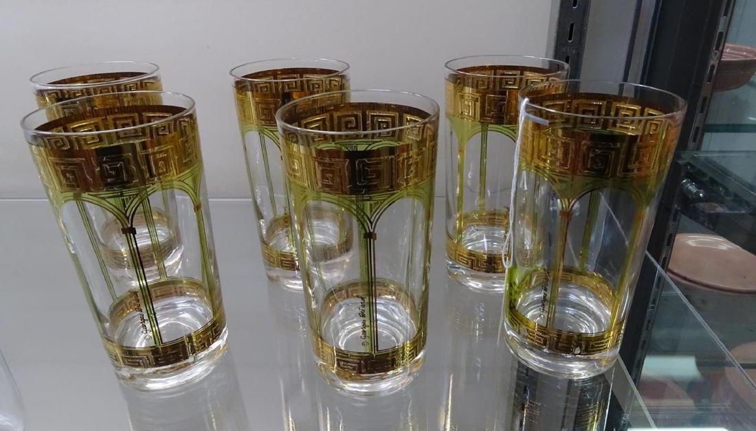6 GEORGES BRIARD MID-CENTURY TUMBLERS: SEE TITLE