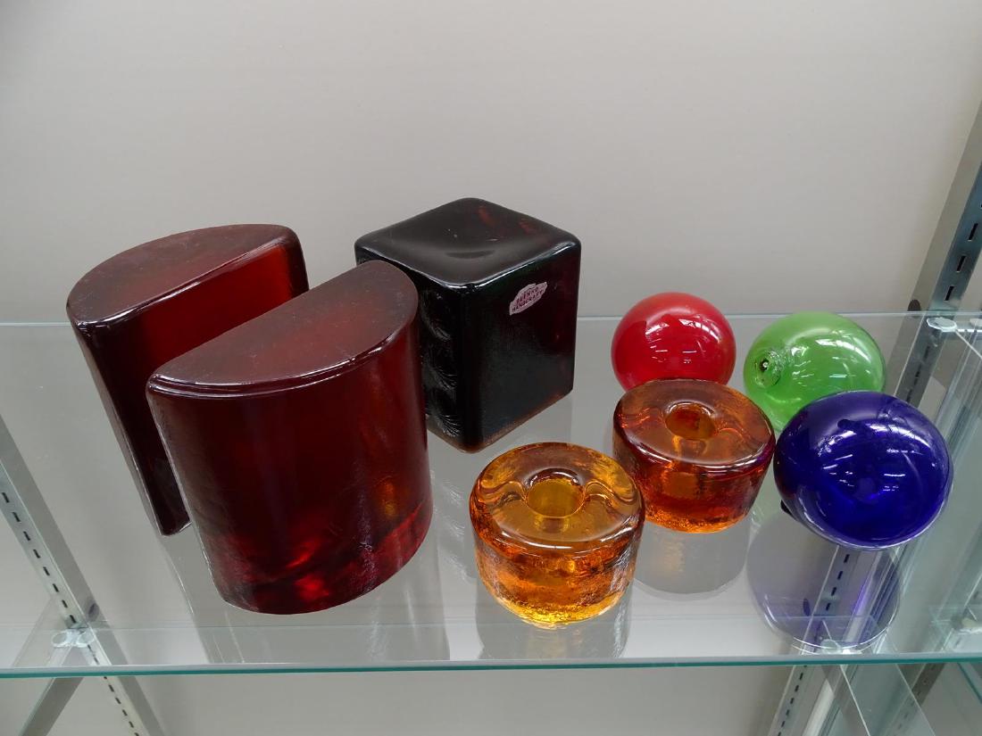8 PC. BLENKO GLASS ITEMS: SEE TITLE
