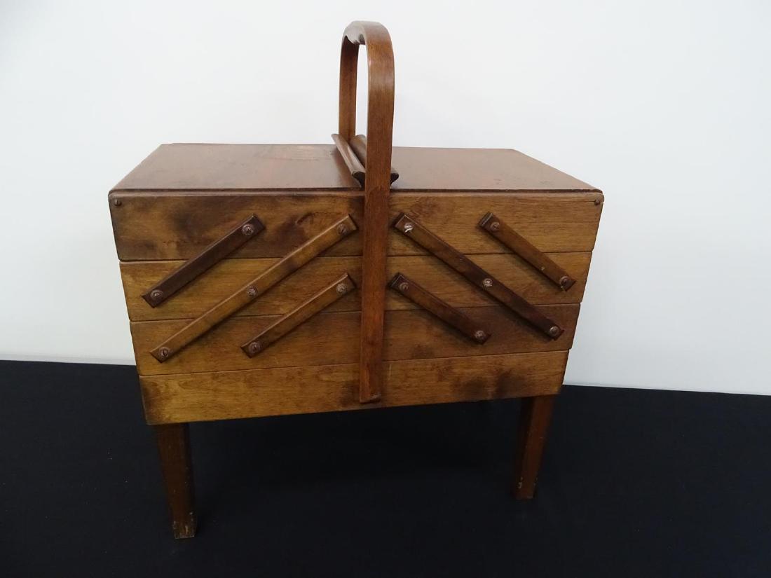 A-S STROMMEN BRUK HAMAR - NORWAY, SEWING BOX: SCRATCH ON TOP.