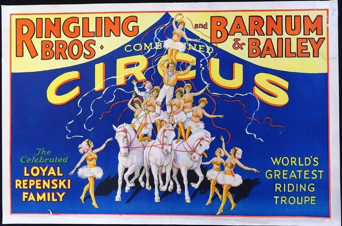 RINGLING BROTHERS AND BARNUM & BAILEY POSTER (1 of 2)