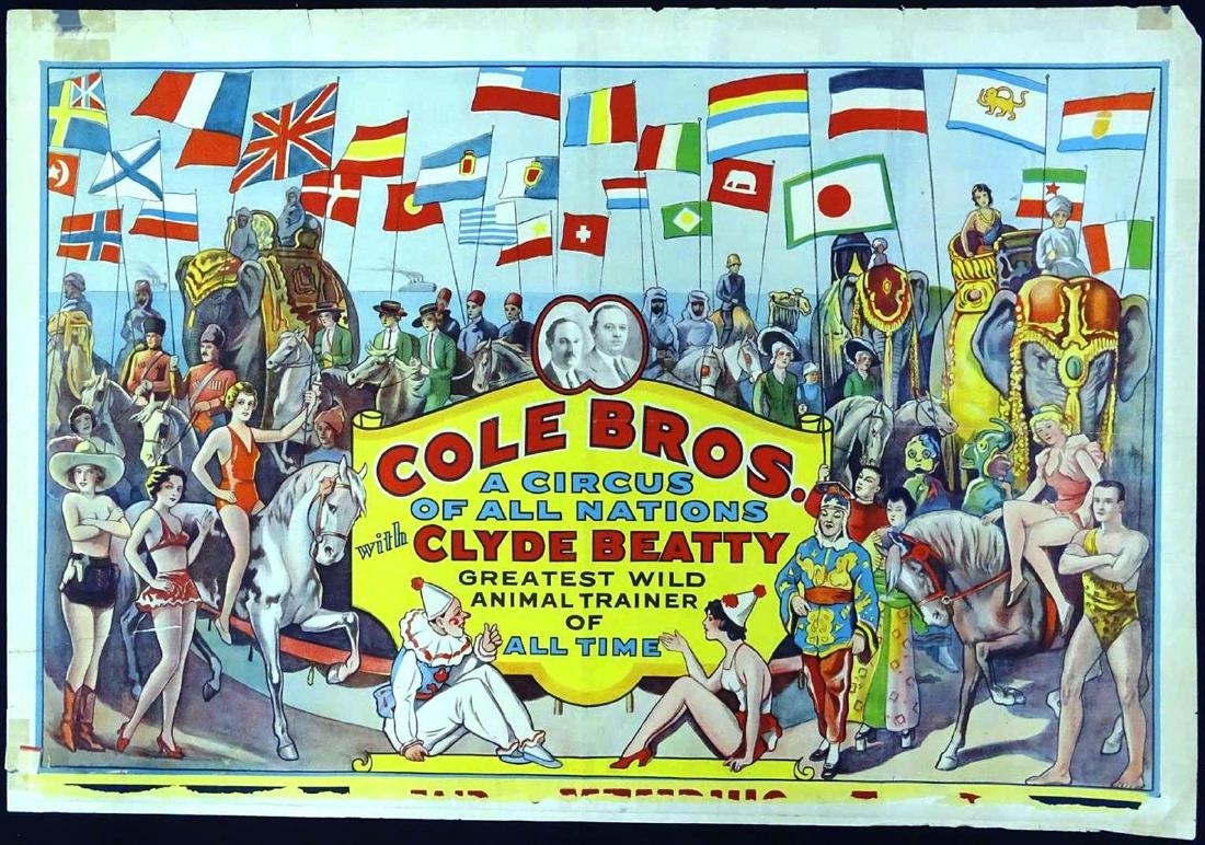 COLE BROS. CIRCUS POSTER (1 of 2)