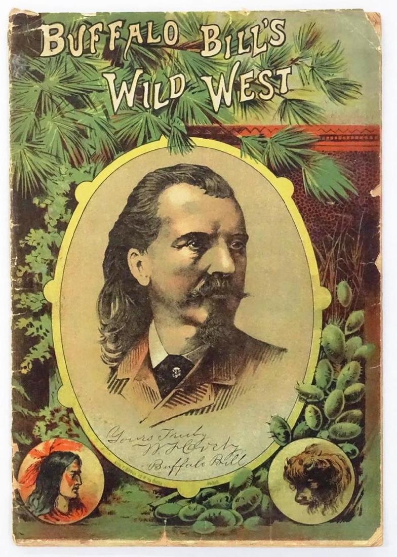 RARE - 1889 BUFFALO BILL WILD WEST PROGRAM (1 of 3)