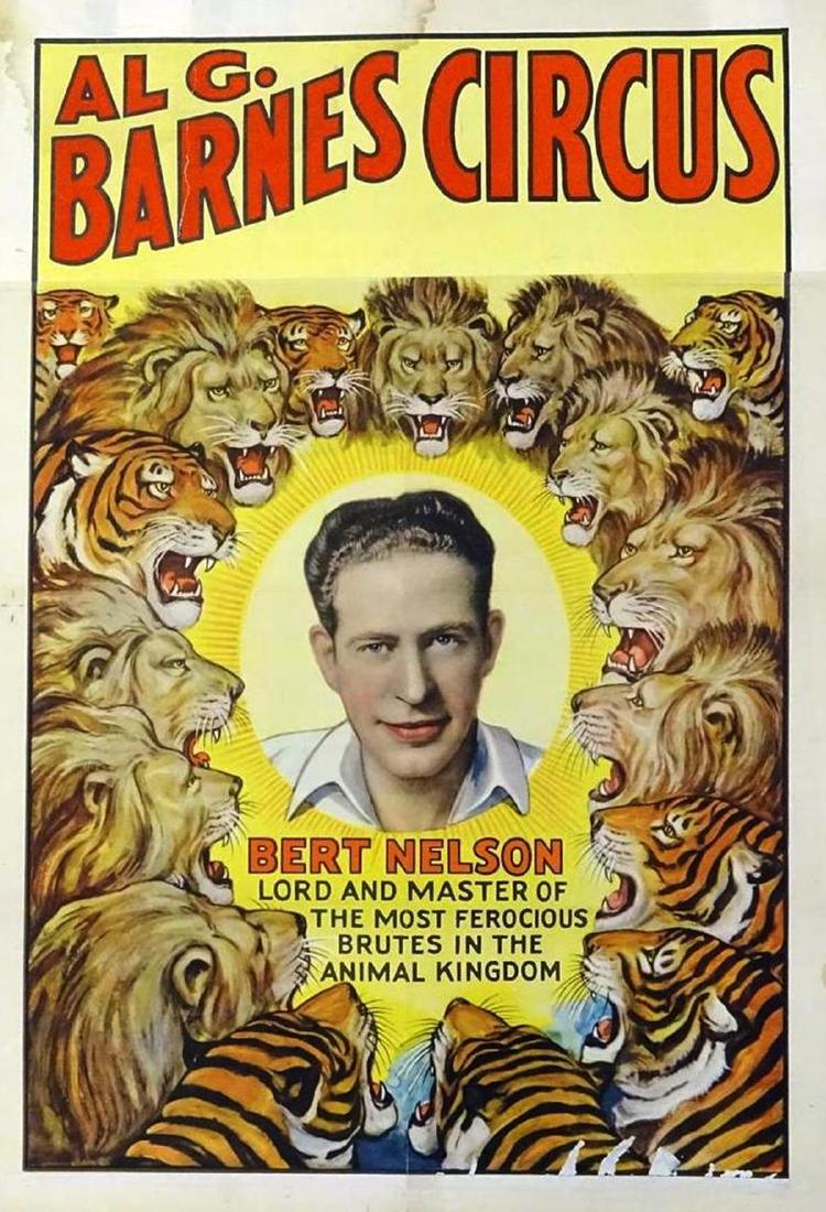 AL G. BARNES CIRCUS POSTER (1 of 2)