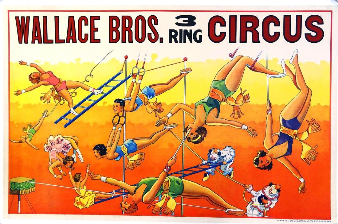 WALLACE BROS. CIRCUS POSTER (1 of 1)