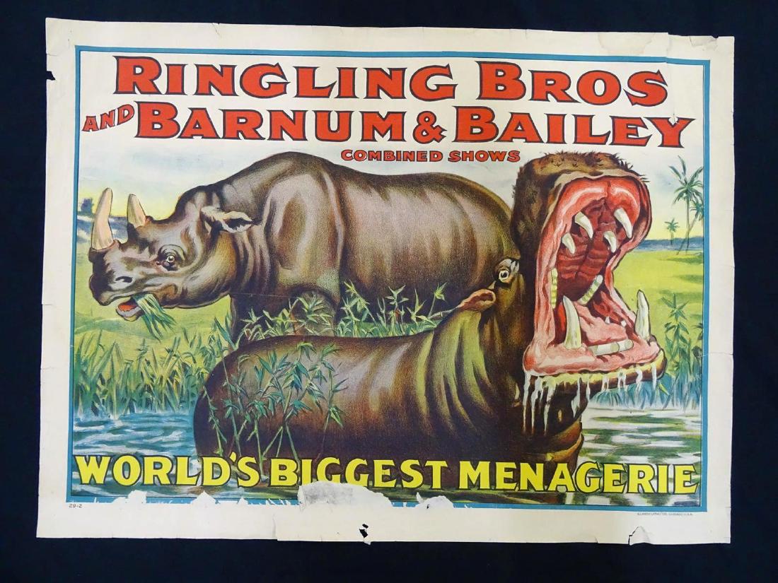 RINGLING BROTHERS AND BARNUM & BAILEY POSTER (1 of 2)