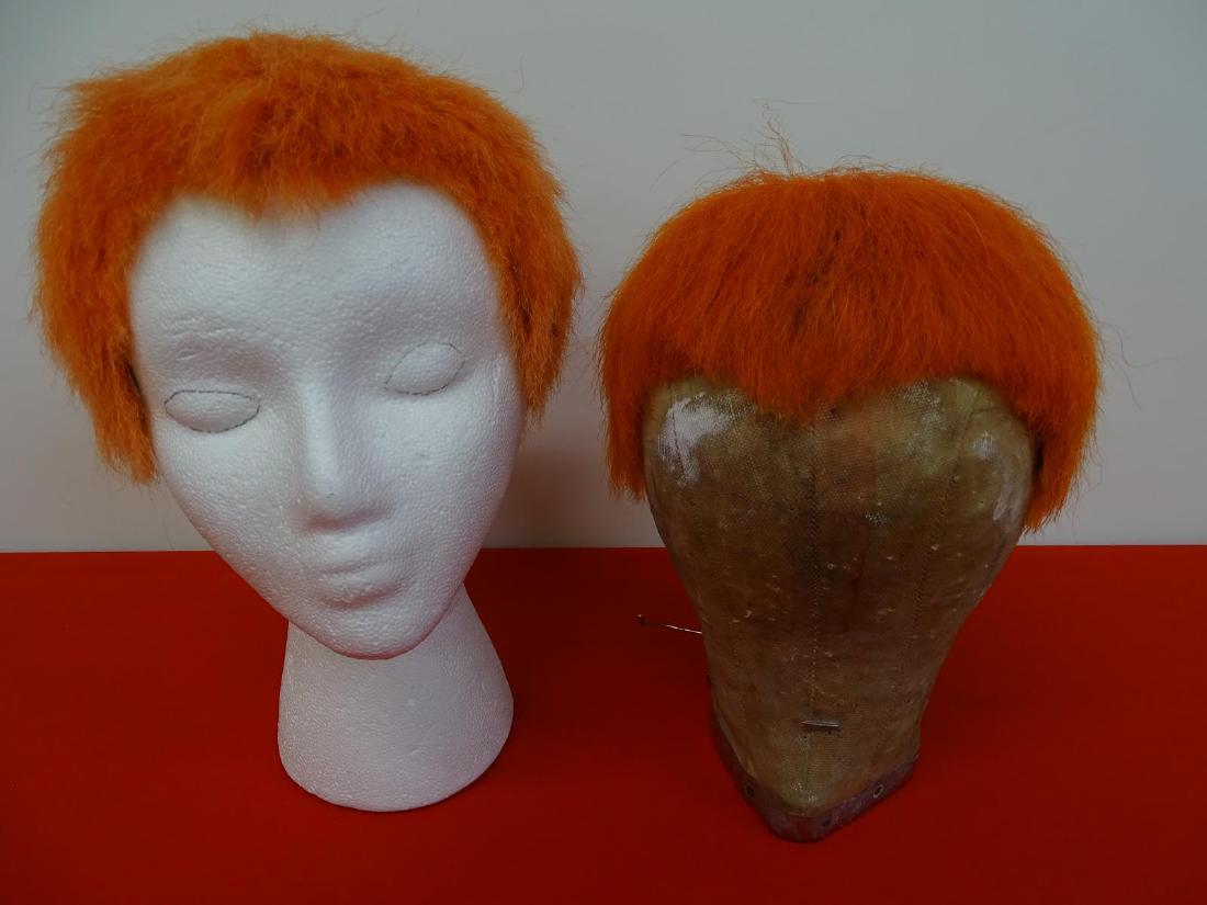 PAIR OF JACKIE LE CLAIRE CLOWN HEAD PIECES (1 of 2)